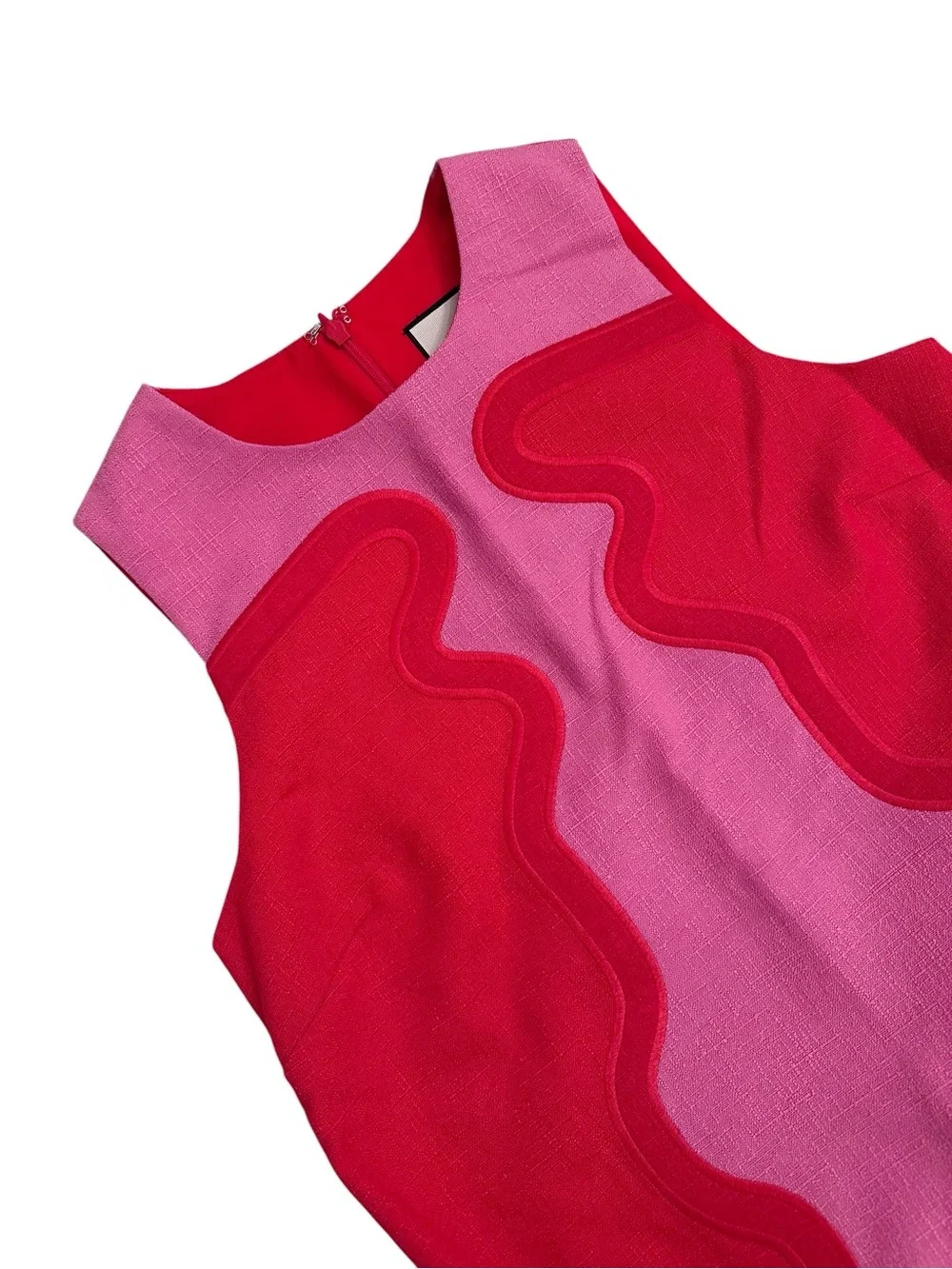 Tuckernuck Red and Pink Colorblock Marlowe Dress XS NWT